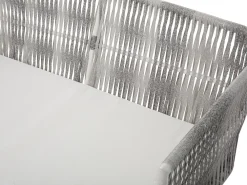 Ulkokalusteet<Beliani Puutarhasohvasetti Luonnonvalkoinen Ragusa