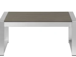 Best Sale Beliani Puutarhasohvasetti Tummanharmaa Salerno