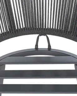 Best Beliani Puutarhatuoli 2 Kpl Alumiininen Harmaa Mileto