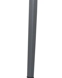 Best Beliani Puutarhatuoli 2 Kpl Alumiininen Harmaa Mileto