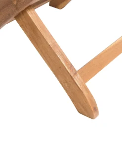 Ulkokalusteet<Beliani Puutarhatuoli 2 Kpl Punainen Paallinen Maui