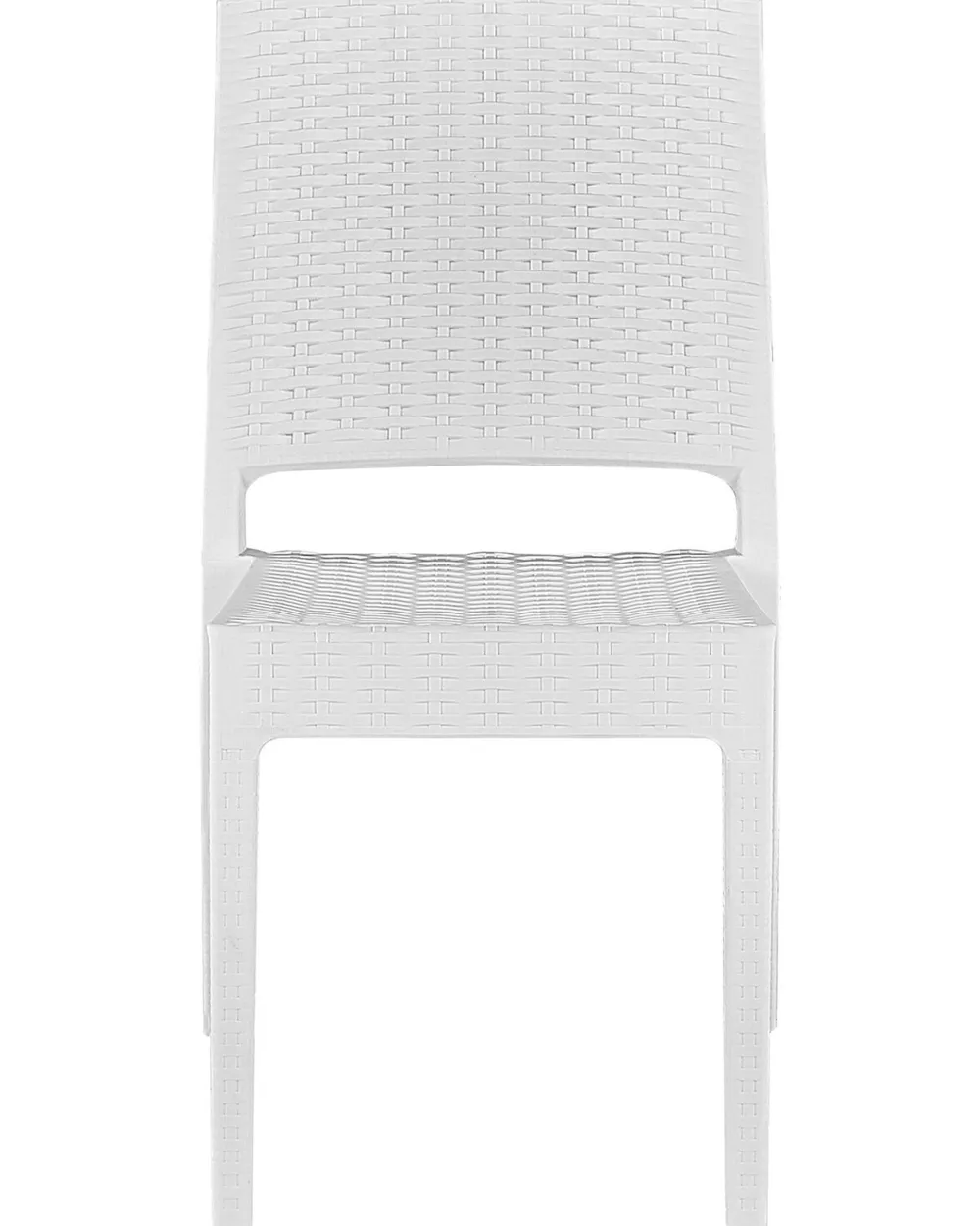 Ulkokalusteet<Beliani Puutarhatuoli 4 Kpl Valkoinen Fossano