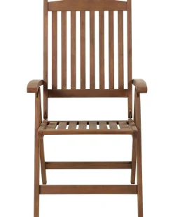 Ulkokalusteet<Beliani Puutarhatuoli Akaasia Tumma Puu Amantea