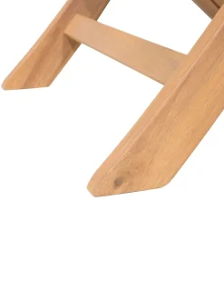 New Beliani Puutarhatuoli Akaasia Vaalea Puu 2 Kpl Cesana