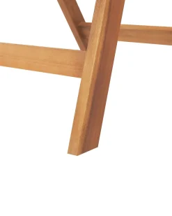 Store Beliani Puutarhatuoli Akaasiapuinen 2Kpl Setti Vaaleanruskea Java