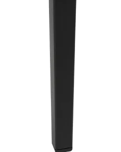 Outlet Beliani Puutarhatuoli Alumiini Musta 6 Kpl Taviano