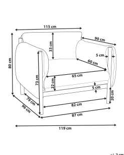 Fashion Beliani Puutarhatuoli Alumiini Vaaleanharmaa