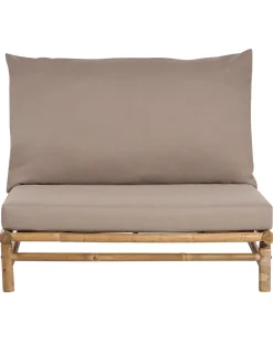 Ulkokalusteet<Beliani Puutarhatuoli Bambu Vaalea Puu/Ruskeanharmaa Todi