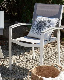 Ulkokalusteet<Beliani Puutarhatuoli Harmaa 4Kpl Pereta