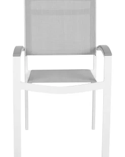 Ulkokalusteet<Beliani Puutarhatuoli Harmaa 4Kpl Pereta