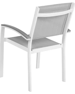 Ulkokalusteet<Beliani Puutarhatuoli Harmaa 4Kpl Pereta