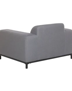 Store Beliani Puutarhatuoli Harmaa/Musta 2 Kpl Rovigo