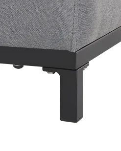 Store Beliani Puutarhatuoli Harmaa/Musta 2 Kpl Rovigo