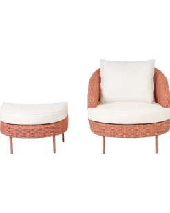 Ulkokalusteet<Beliani Puutarhatuoli Ja Rahi Polyrottinki Persikka Arcille