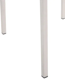 Ulkokalusteet<Beliani Puutarhatuoli Kangas Harmaa 6 Kpl Grosseto