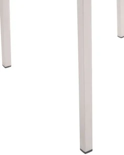 Tuolit<Beliani Puutarhatuoli Kangas Harmaa 4 Kpl Grosseto