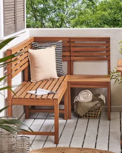 Ulkokalusteet<Beliani Puutarhatuoli Kulmaosa Akaasiapuinen Treia