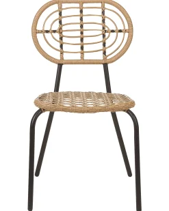 Flash Sale Beliani Puutarhatuoli Polyrottinki Luonnonvari 4 Kpl Pratello