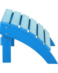 Ulkokalusteet<Beliani Puutarhatuoli Rahilla Sininen Adirondack