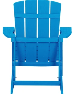 Ulkokalusteet<Beliani Puutarhatuoli Rahilla Sininen Adirondack