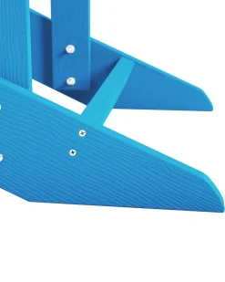 Ulkokalusteet<Beliani Puutarhatuoli Rahilla Sininen Adirondack