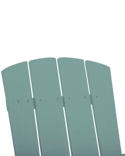 Best Sale Beliani Puutarhatuoli Rahilla Turkoosi Adirondack