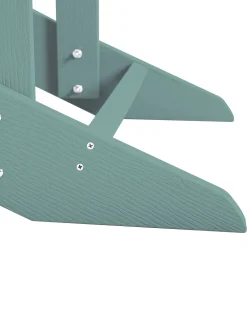 Best Sale Beliani Puutarhatuoli Rahilla Turkoosi Adirondack