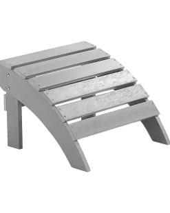 Ulkokalusteet<Beliani Puutarhatuoli Rahilla Vaaleanharmaa Adirondack