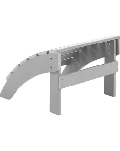 Ulkokalusteet<Beliani Puutarhatuoli Rahilla Vaaleanharmaa Adirondack