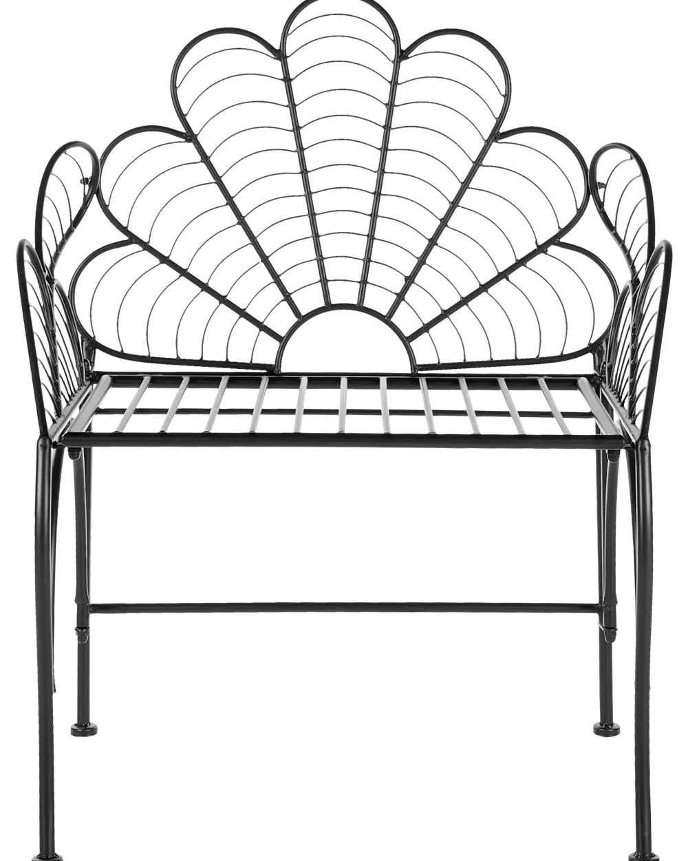 Sale Beliani Puutarhatuoli Rauta Musta Liguria