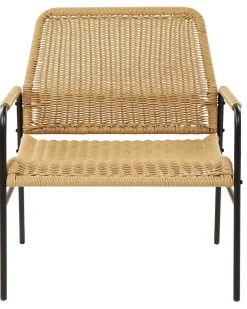 Hot Beliani Puutarhatuoli Rottinki Luonnonvari 2 Kpl Prasimo