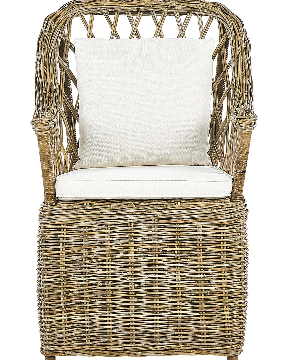 Shop Beliani Puutarhatuoli Rottinki Luonnonvari Maros