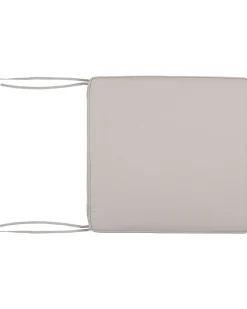 Clearance Beliani Puutarhatuoli Ruskeanharmaalla Pehmusteella 8Kpl Sassari