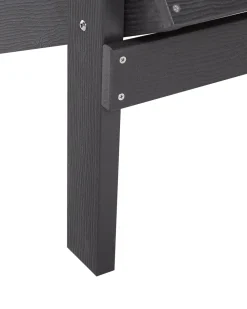 Cheap Beliani Puutarhatuoli Tummanharmaa Adirondack