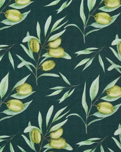 Hot Beliani Puutarhatuoli Vaalea Akasiapuu Vaihtokangas 2 Kpl Harmaa/Oliivikuvio 2 Kpl Cine