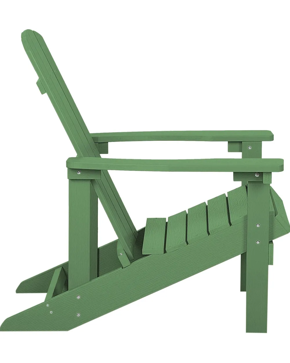 Ulkokalusteet<Beliani Puutarhatuoli Vihrea Adirondack