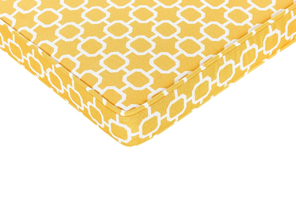 Discount Beliani Puutarhatuolin Pehmuste Keltainen 6 Kpl Tolve