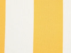 Tekstiilit<Beliani Puutarhatuolin Pehmuste Keltainen/Valkoinen 37 X 34 Cm 2 Kpl Terni