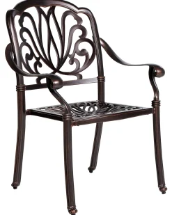 Ulkokalusteet<Beliani Puutarhatuolisetti, 4Kpl Ruskea Ancona