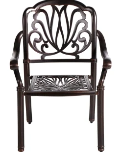 Ulkokalusteet<Beliani Puutarhatuolisetti, 4Kpl Ruskea Ancona