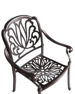 Ulkokalusteet<Beliani Puutarhatuolisetti, 4Kpl Ruskea Ancona