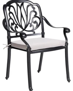 Ulkokalusteet<Beliani Puutarhatuolit 4Kpl Musta Ancona