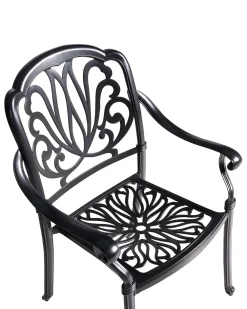 Ulkokalusteet<Beliani Puutarhatuolit 4Kpl Musta Ancona