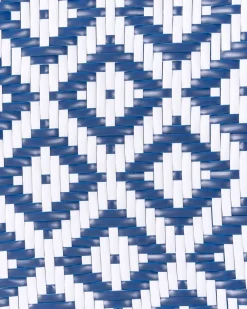 Cheap Beliani Puutarhatuolit 4Kpl Setti Sinivalkoinen Rifreddo