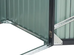 Store Beliani Puutarhavaja Teras Grafiitinharmaa 158 X 134 Cm Moena