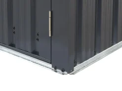 Store Beliani Puutarhavaja Teras Grafiitinharmaa 158 X 134 Cm Moena