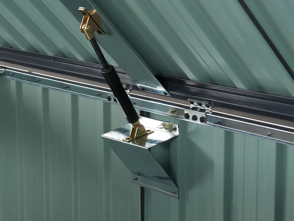 Store Beliani Puutarhavaja Teras Grafiitinharmaa 158 X 134 Cm Moena