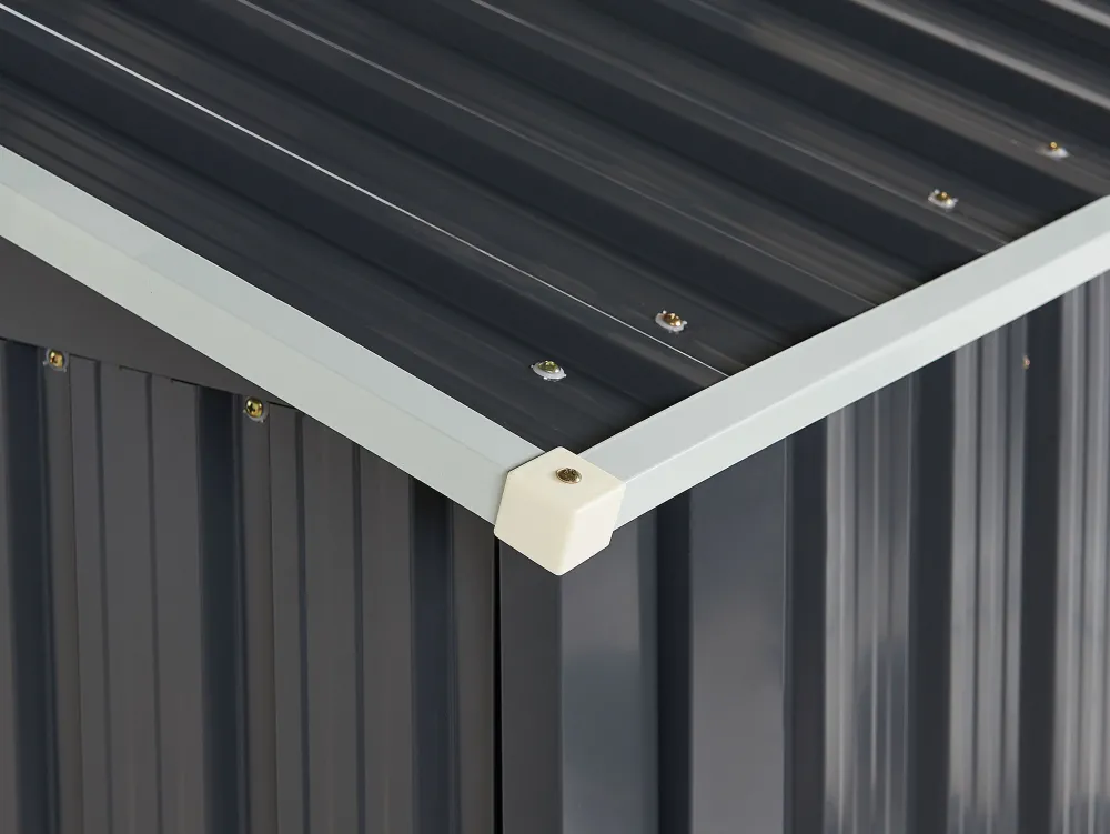 Ulkokalusteet<Beliani Puutarhavaja Teras Grafiitinharmaa 270 X 158 Cm Aosta