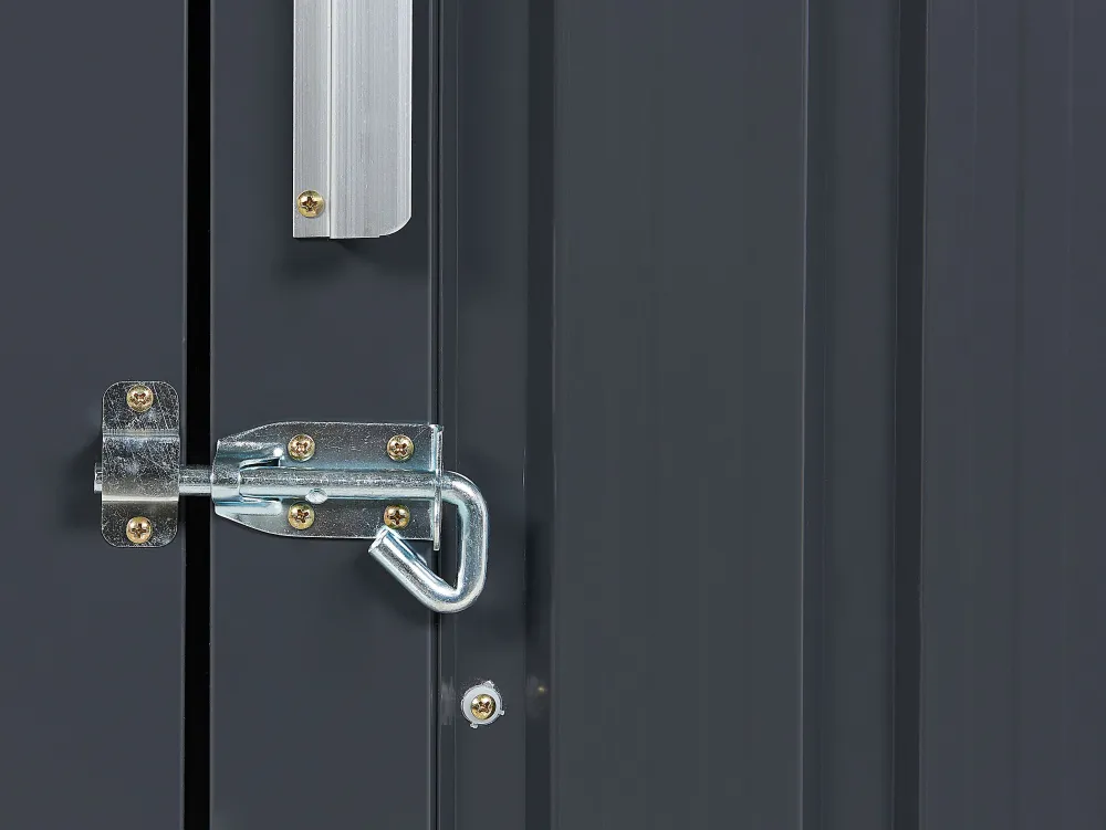 Ulkokalusteet<Beliani Puutarhavaja Teras Grafiitinharmaa 270 X 158 Cm Aosta