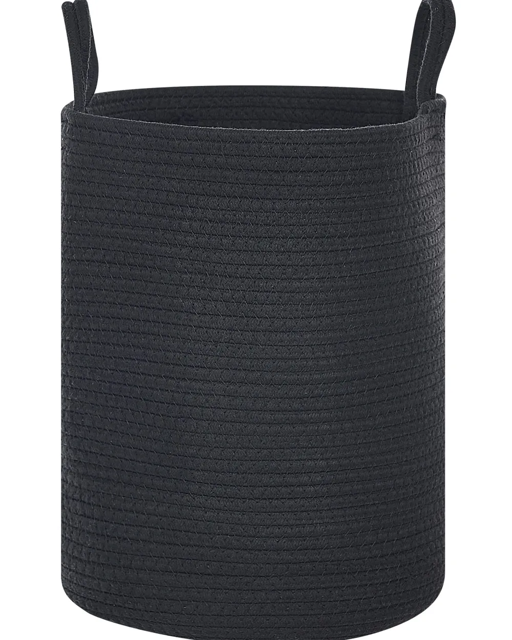 Säilytys<Beliani Puuvillakori Musta 34 Cm 2 Kpl Saryk